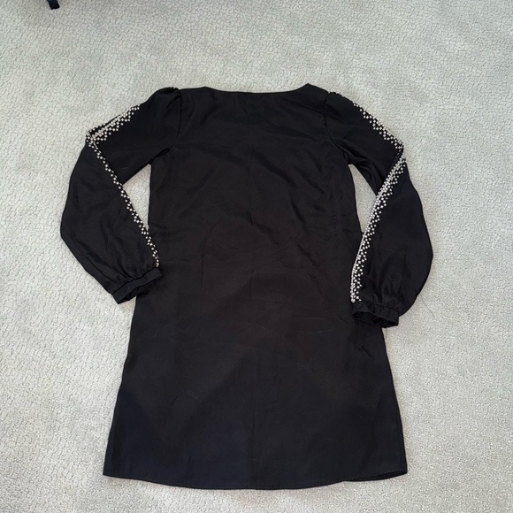 Almost Famous Black Dress with White Embroidery - Picture 5 of 5